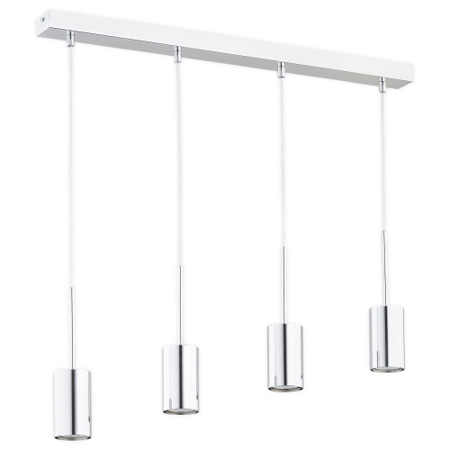 Люстра підвісна Lemir Lighting O3148 W4 CH Frigga chrom GU10 4x10W IP20