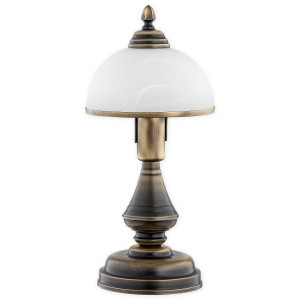 Настільна лампа Lemir Lighting O3168 L1 PAT Hermes patyna E27 1x60W IP20