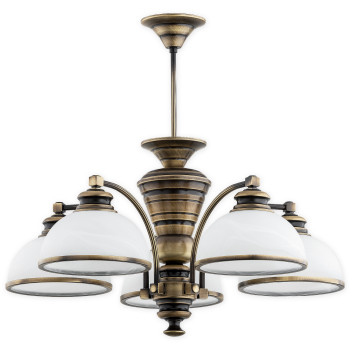 Люстра Lemir Lighting O3185 W5 PAT Pelion patyna E27 5x60W IP20
