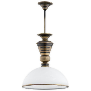 Підвісна люстра Lemir Lighting O3187 W1 PAT Pelion patyna E27 1x60W IP20