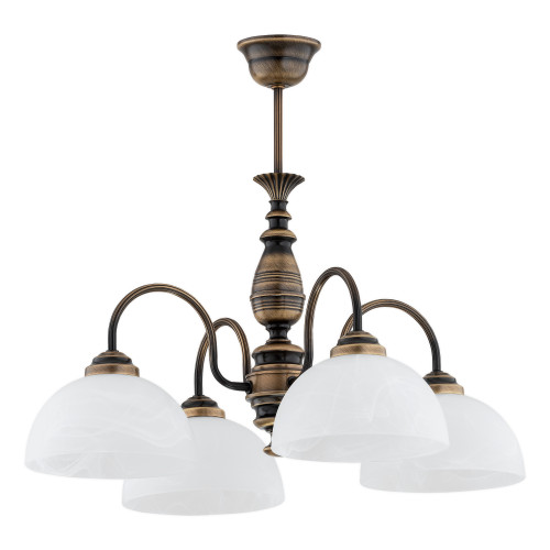 Люстра Lemir Lighting O3194 W4 PAT Felix patyna E27 4x60W IP20