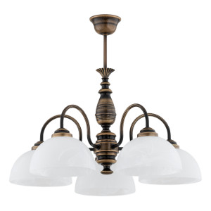 Люстра Lemir Lighting O3195 W5 PAT Felix patyna E27 5x60W IP20