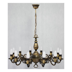 Люстра Lemir Lighting O3324 P1 W12 PAT Ventuno patyna E14 12x15W IP20