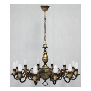 Люстра Lemir Lighting O3324 P1 W12 PAT Ventuno patyna E14 12x15W IP20