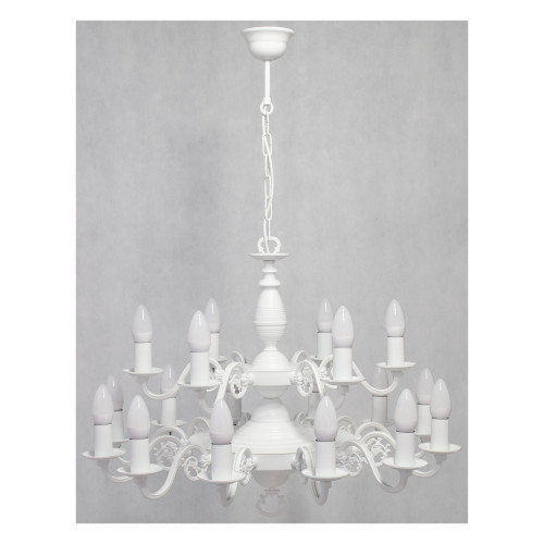 Люстра Lemir Lighting O3326 P2 W18 BIA Ventuno biały matowy E14 18x15W IP20