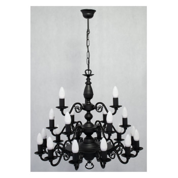 Люстра Lemir Lighting O3327 P3 W21 CZA Ventuno czarny matowy E14 21x15W IP20
