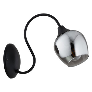 Бра Lemir Lighting O3330 K1 CZA Julietta czarny matowy E27 1x60W IP20