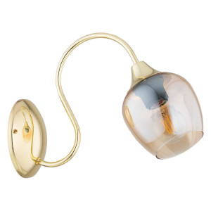 Бра Lemir Lighting O3330 K1 ZL Julietta złoty E27 1x60W IP20