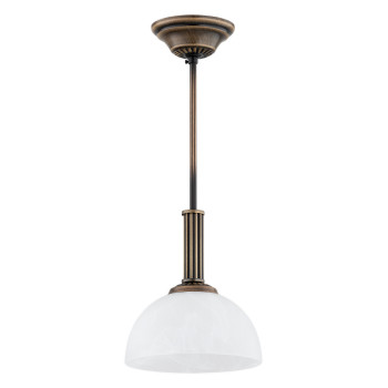 Підвісна люстра Lemir Lighting O3382 W1 PAT Delos patyna E27 1x60W IP20