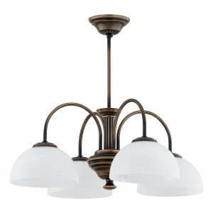 Люстра Lemir Lighting O3384 W4 PAT Delos patyna E27 4x60W IP20