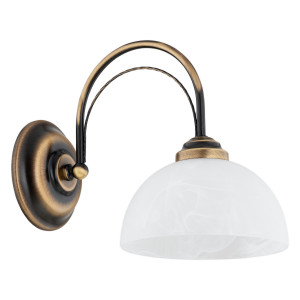 Бра Lemir Lighting O3390 K1 PAT Opal patyna E27 1x60W IP20