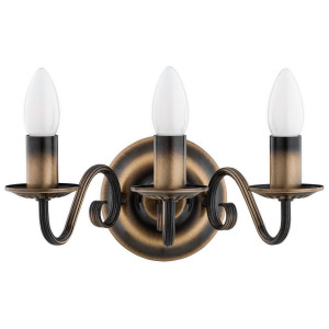 Бра Lemir Lighting O3482 K3 PAT Velita patyna E14 3x60W IP20