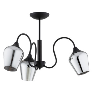 Люстра Lemir Lighting O3563 W3 CZA Julia czarny matowy E27 3x60W IP20
