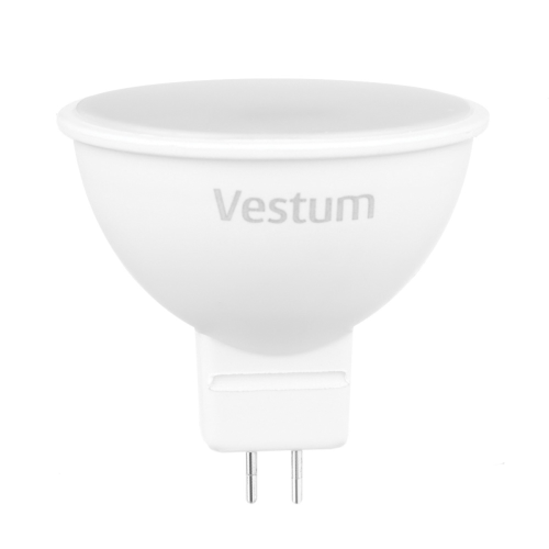 Світлодіодна лампа Vestum MR16 5W 3000K 220V GU5.3 1-VS-1504