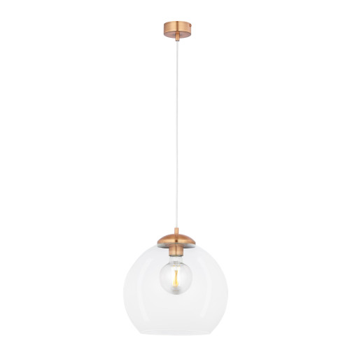 Jupiter 1785 - AS 1 - Підвісна люстра ASTI 1xE27/60W/230V мідь