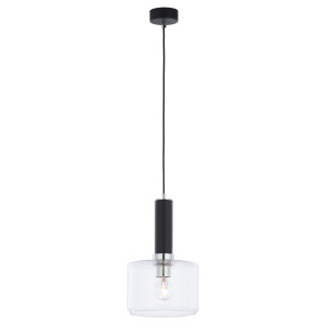 Jupiter 1855 - VA1 - Підвісна люстра VANES 1xE27/60W/230V глянцевий хром/чорний