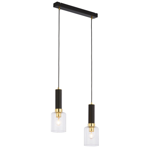 Jupiter 1865 - TU2 - Підвісна люстра TULUZA 2xE27/60W/230V золотий