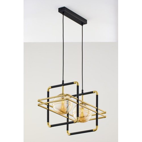 Люстра JUPITER FIORI 2026 FR 2 CZ/MS BU