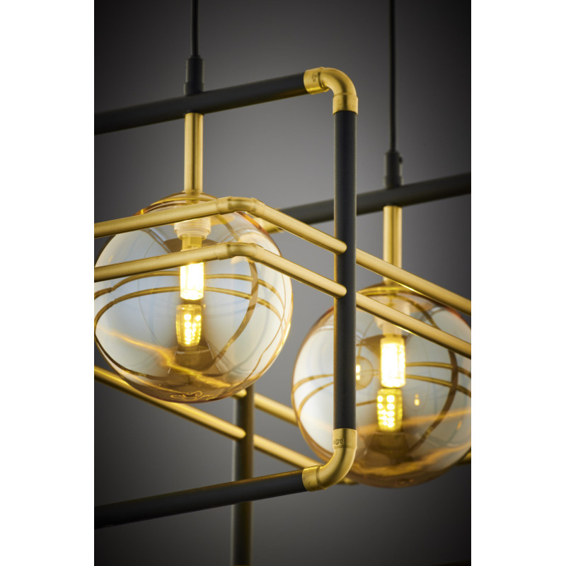 Люстра JUPITER FIORI 2026 FR 2 CZ/MS BU