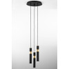Jupiter 2013 - Підвісна люстра ALAS 3xGU10/10W/230V чорний/золотий