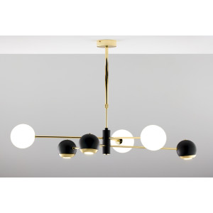 Люстра JUPITER MOKA 1965 MO6 CZ/MS BI