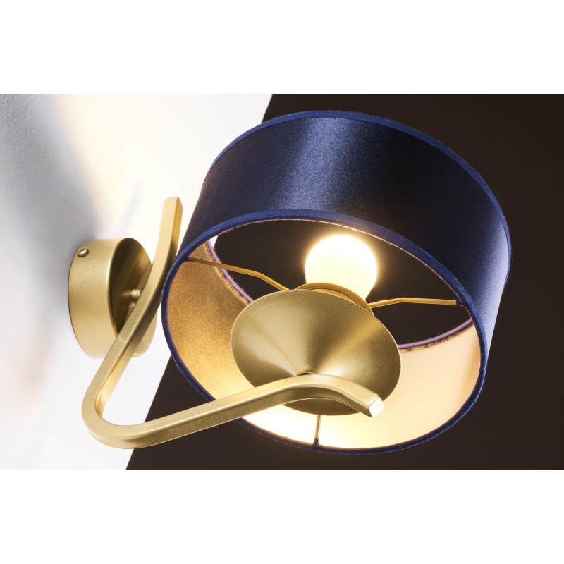 Jupiter 2115 - Настінна лампа KASZMIR 1xE27/15W/230V синя/золота
