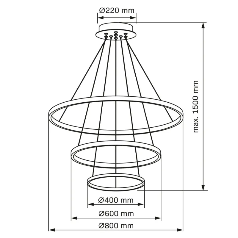 Люстра/підвісний світильник Goldlux Lea 330031