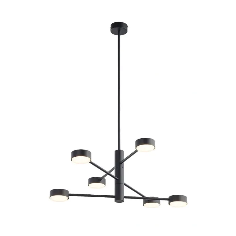 Люстра Nowodvorski 7946 Orbit GX53 6x12W IP20 чорна
