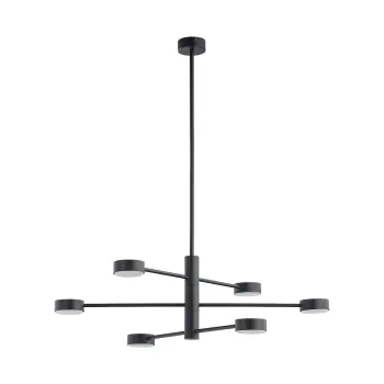 Люстра Nowodvorski 7946 Orbit GX53 6x12W IP20 чорна