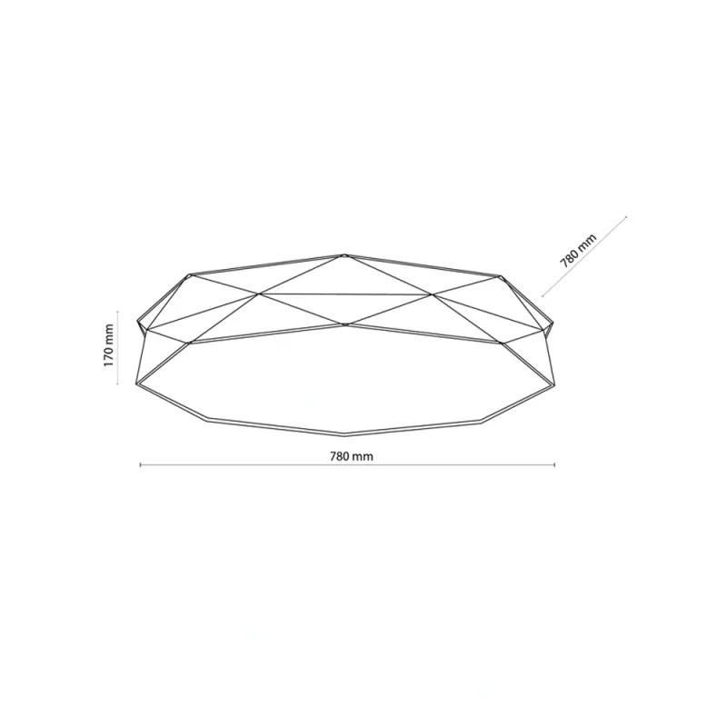 Люстра TK Lighting 4225 Kantoor E27 6x15W IP20 біла
