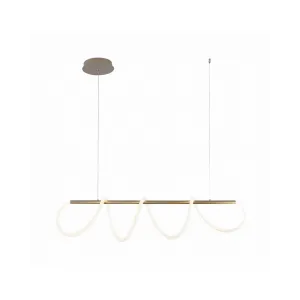 Люстра LED BALBO 20006PM-GD Zuma Line золотий