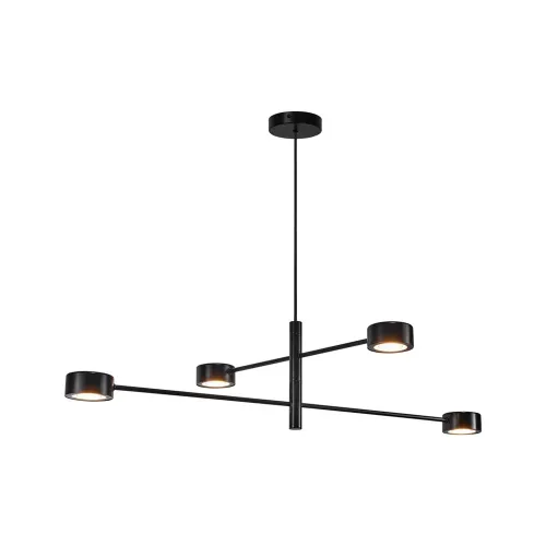 Підвісний світильник, люстра Nordlux 2010803003 Clyde LED 4x16W 2700K 350Lm IP20 чорний