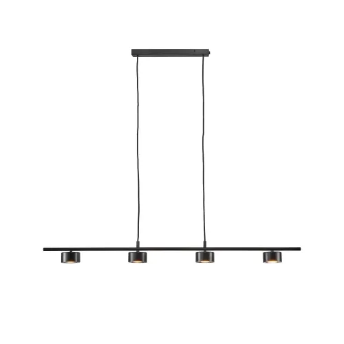 Підвісний світильник, люстра Nordlux 2010813003 Clyde LED 4x16W 2700K 350Lm IP20 чорний