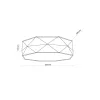 Люстра TK Lighting 6195 Kantoor E27 4x15W IP20 бежева