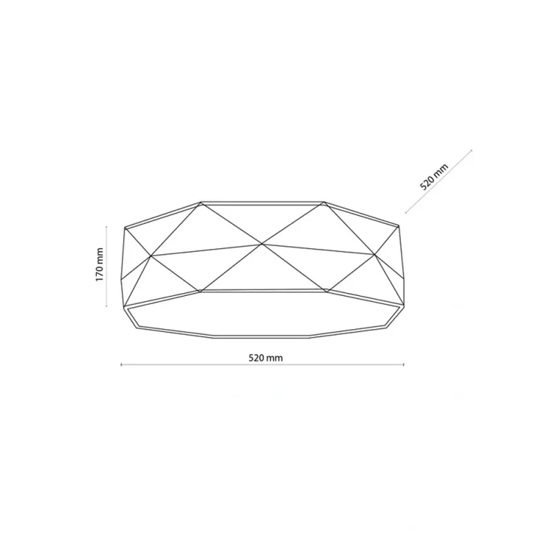 Люстра TK Lighting 6195 Kantoor E27 4x15W IP20 бежева