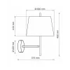 Настінний світильник Goldlux Elena 325495