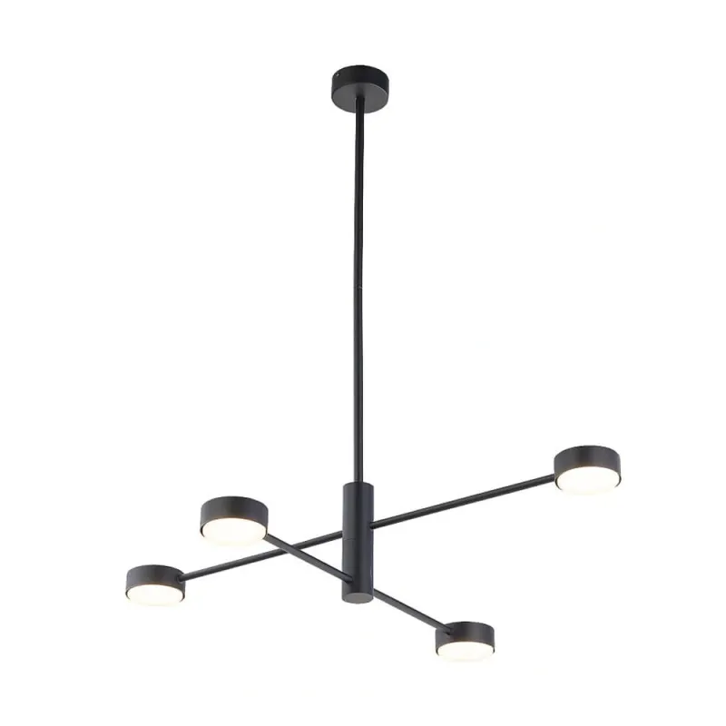 Люстра Nowodvorski 7945 Orbit GX53 4x12W IP20 чорна