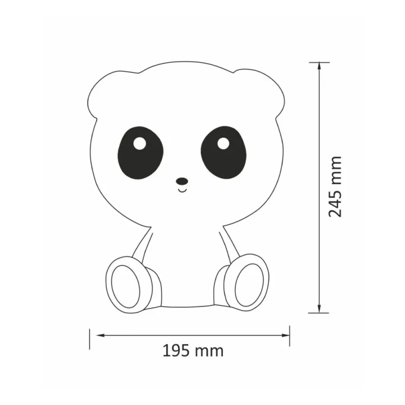 Настільна лампа Goldlux Panda 327215