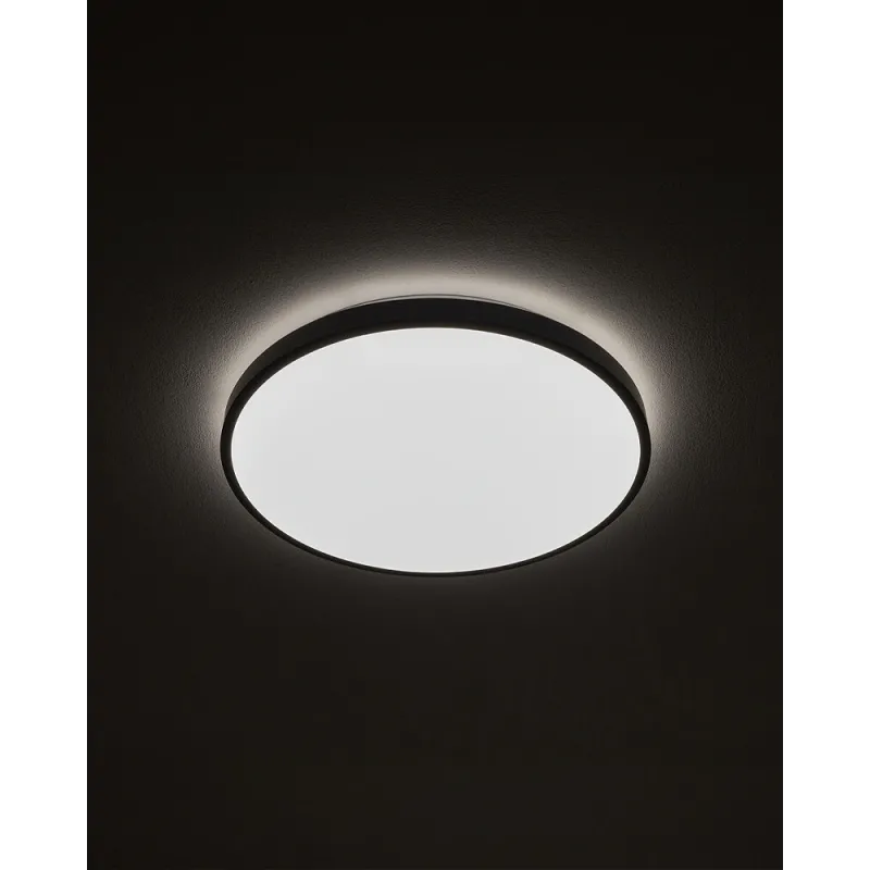 Світильник стельовий Nowodvorski 10971 Agnes Round LED Pro 1x22W 3000K 1600Lm IP44 чорний