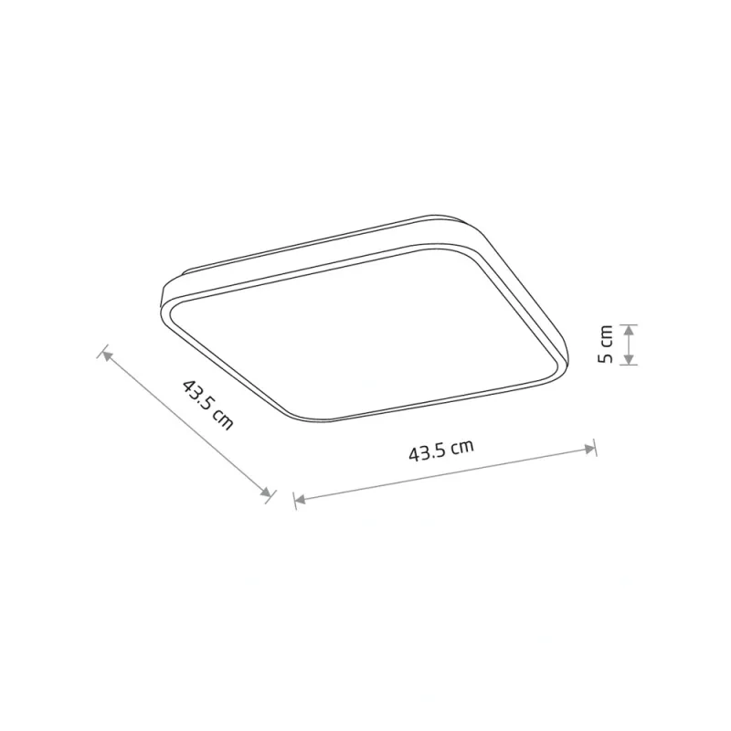 Світильник стельовий Nowodvorski 10992 Agnes Square LED Pro 1x32W 4000K 3100Lm IP44 білий