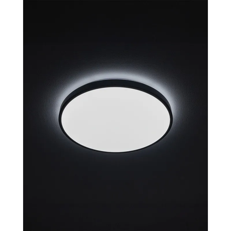 Світильник стельовий Nowodvorski 10972 Agnes Round LED Pro 1x22W 4000K 1800Lm IP44 чорний