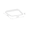 Світильник стельовий Nowodvorski 10994 Agnes Square LED Pro 1x64W 4000K 6500Lm IP44 білий