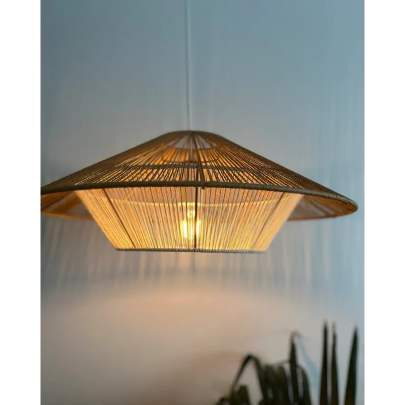 Підвісний світильник, люстра Nowodvorski 11156 Japandi S E27 1x25W IP20 бежевий