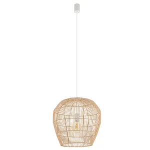 Підвісний світильник, люстра Nowodvorski 11163 Haiti S E27 1x25W IP20 бежевий