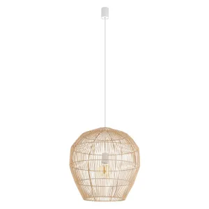 Підвісний світильник, люстра Nowodvorski 11164 Haiti M E27 1x25W IP20 бежевий