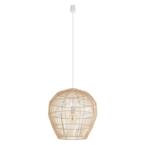 Підвісний світильник, люстра Nowodvorski 11164 Haiti M E27 1x25W IP20 бежевий