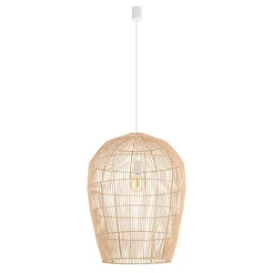Підвісний світильник, люстра Nowodvorski 11165 Haiti L E27 1x25W IP20 бежевий