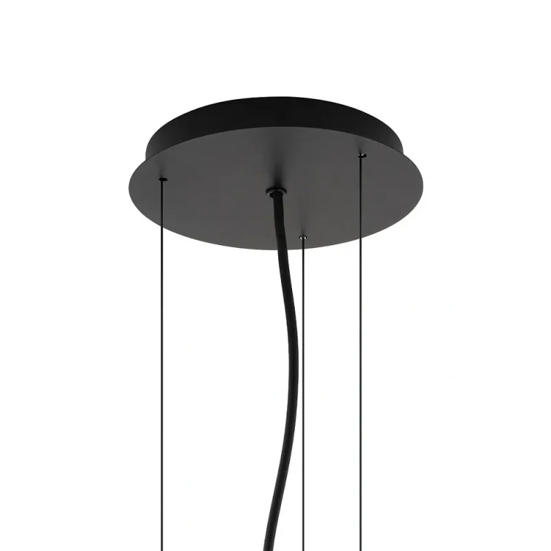 Підвісний світильник, люстра Nowodvorski 11230 Satellite M E27 7x25W IP20 чорний