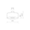 Люстра Nowodvorski 11651 Santana M E27 1x25W IP20 бежева