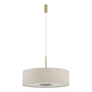Підвісний світильник, люстра Nowodvorski 11653 Santana L E27 1x25W IP20 бежевий